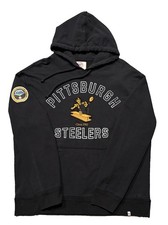 Brand 47 Pittsburgh Steelers Champions Hoodie Sweatshirt. Mens L. Black. NFL.