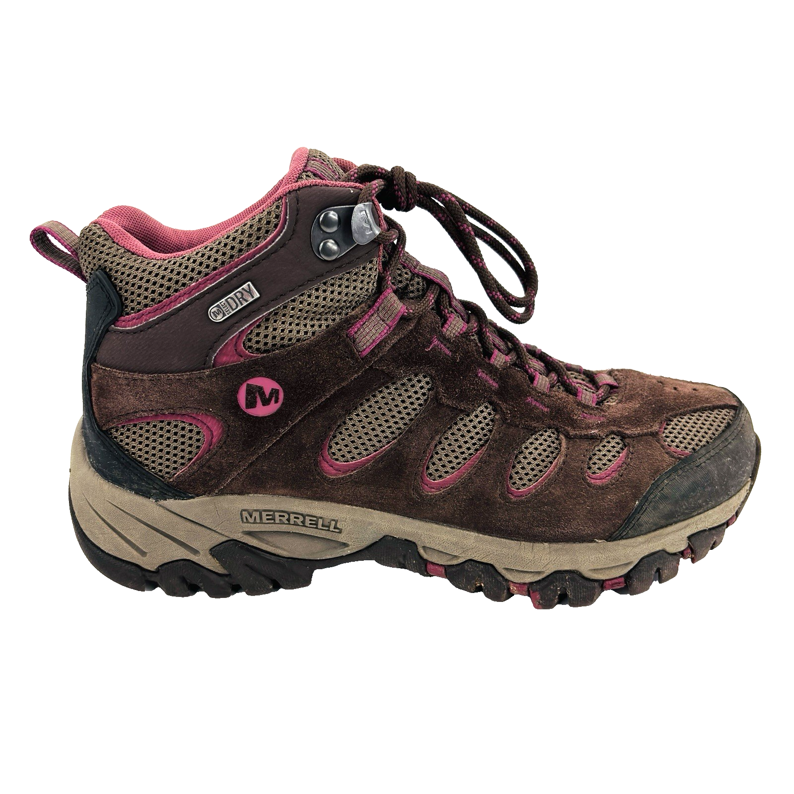 Scarpe da trekking impermeabili da donna 8 5 Merrell Espresso Blushing Ridgepass marrone medio