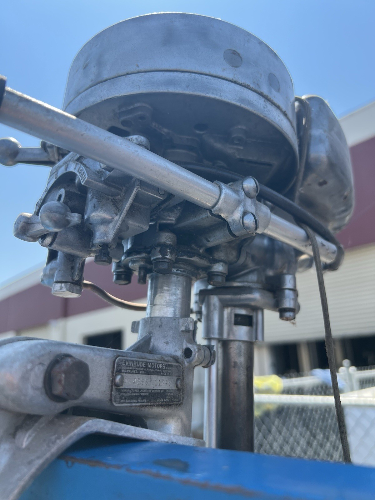 EVINRUDE ELTO Outboard Boat Motor - Small And Untouched Or Messed With