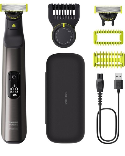 Philips Norelco OneBlade 360 Pro Face + Body Electric Beard Trimmer QP6552/90