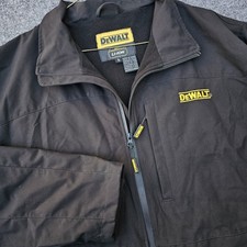 DEWALT HEATED GEAR MEN'S BLACK LITHIUM ION HEATED JACKET DCHJ090BD1 SIZE XL VGC