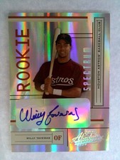 2004 Donruss Absolute Memorabilia - Willy Taveras #236 Rookie Spectrum Auto /225