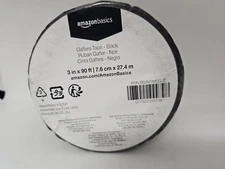 Amazon Basics No Residue, Non-Reflective Gaffers Tape - 3 Inch x 90 Feet, Black