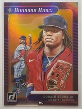 2021 PANINI DONRUSS 16 ⚾️⚾️ RONALD ACUNA JR. HOLO ORANGE