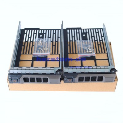 2PCS 3.5'' SAS SATA Hard Drive Tray Caddy For Dell PowerEdge R710 R510 R410 R720