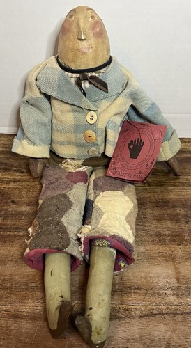 Christine Crocker Old Humpty Dumpty Folk Art Doll 1994