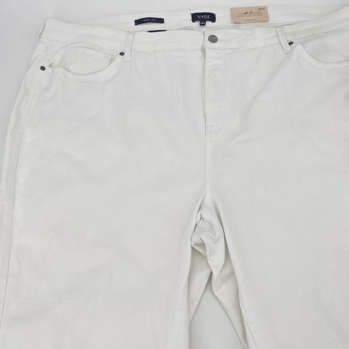 NYDJ Plus Size 28W TOptic White eresa Wide-Leg Contour Ankle Jean NWT See Desc - Picture 3 of 16