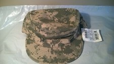 Military US Army Patrol Cap ACU Fatigue Hat Digital Camo Size 7 1/4 Ripstop