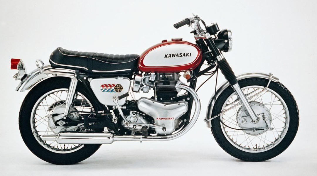 1968 KAWASAKI W2 650SS VINTAGE MOTORCYCLE POSTER PRINT 20x36 9MIL