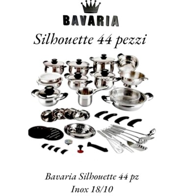 Akku Töpfe Bavaria 44 Stück Edelstahl 18/10 Profi Küche Zuhause