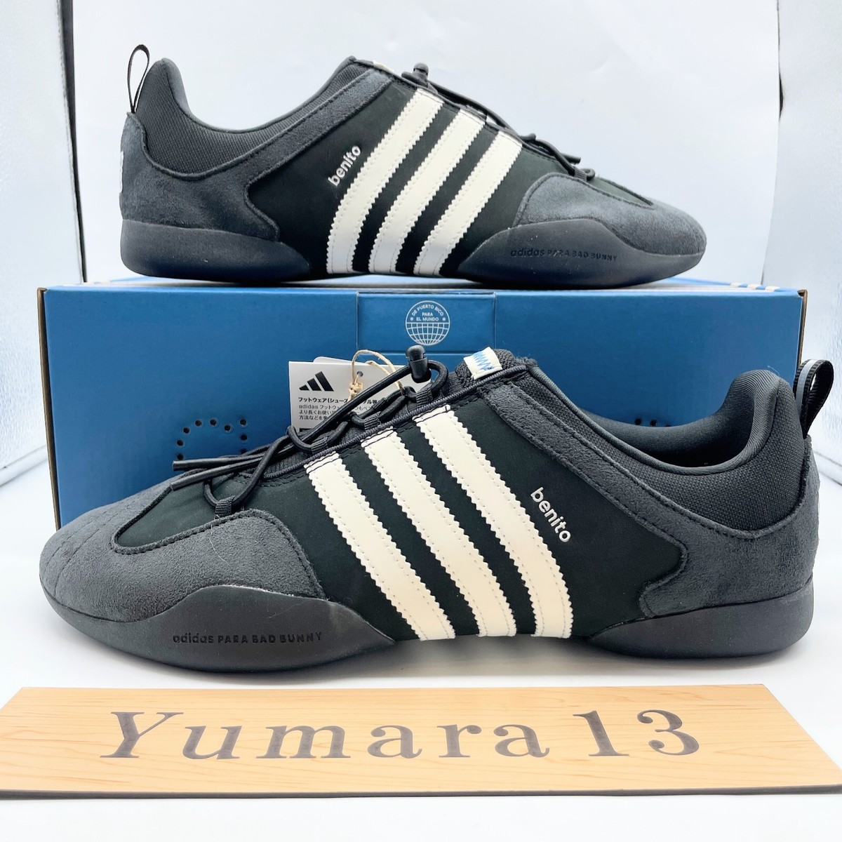 Bad Bunny × adidas Ballerina Core Black Chalk White JQ9231 Bad Bunny × adidas Ballerina Core Black Chalk White JQ9231