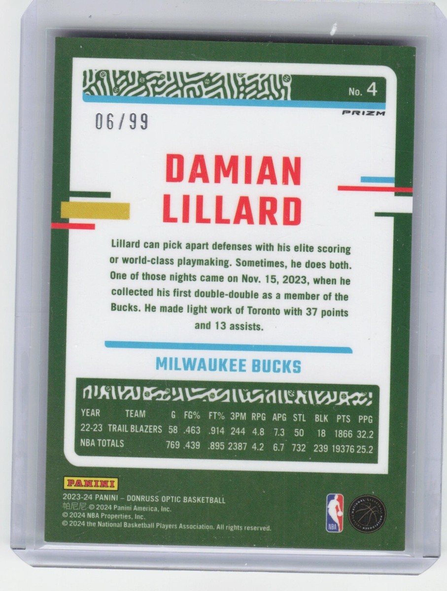 その他 prizm 75th logo damian lillard SSP prizm 75th logo