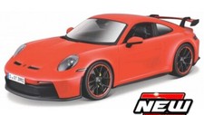 Modellino auto scala 1:24 Burago PORSCHE 911 GT3 2021 ORANGE diecast modellismo