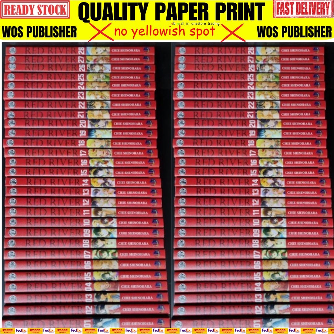 Red River Complete Full Set Manga Volumes 1-28 By Chie Shinohara