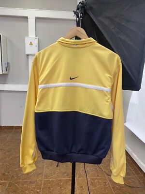 🇺🇸 Vintage 90s Nike Tennis Athletic Zip Hoodie Retro Y2K size M