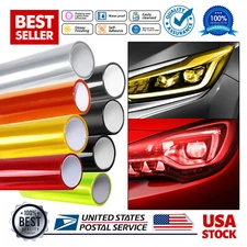 TPU Tint Gloss Clear PPF Protection Film Headlight Tail Light Fog Vinyl Wrap DIY