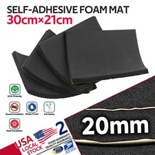 0.25  Adhesive Neoprene Rubber Sheet Sponge Foam Pad for Craft 2cm Thickness US