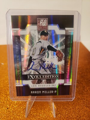 2009 Turn Of The Century Aaron Miller Rookie Auto /650 Los Angeles Dodgers