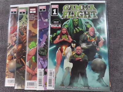 2021 MARVEL Comics GAMMA FLIGHT #1-5 Complete - 1st Full Appearance - NM/MT