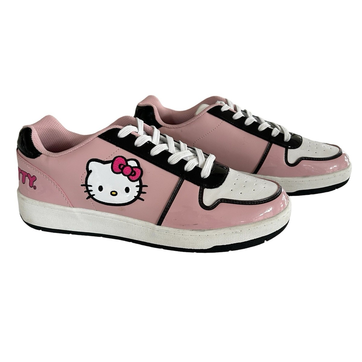 Sanrio Hello Kitty Sneakers Womens US Size 11 Tennis Court Shoes Pink