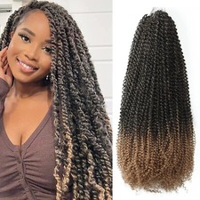 6 Pack Pre-twisted Passion Twist Crochet Hair 32" Long Bohemian T27-6p 30oz 5x6 