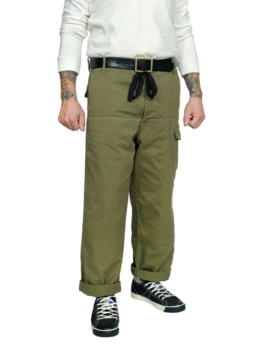 EAT DUST - CARGO PANTS BEDFORD CORDS - KHAKI , W30 | eBay