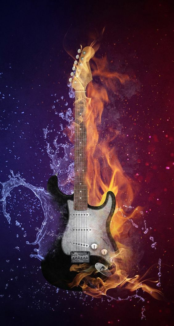 Toile guitare électrique 50x70 cm décoration murale moderne pour salon musique