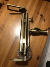 Livello a cannocchiale Antico. Fine ‘800 in Massiccio ottone Lucido. Perfetto.