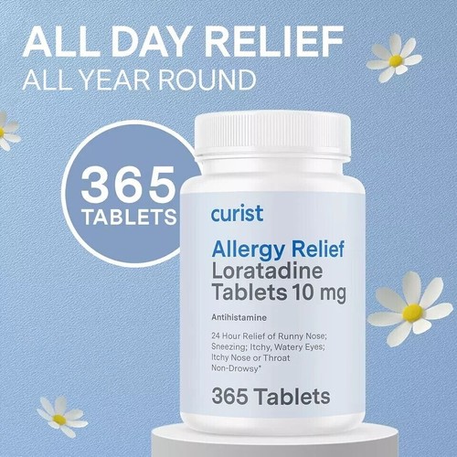 Loratadine 10 mg 365 Tablets | Bulk Loratadine 10mg Allergy Relief ... - Picture 3 of 6