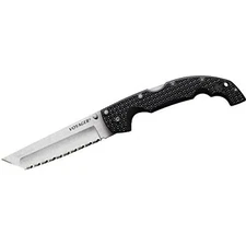 Cold Steel Voyager Series Folding Knife with Tri-Ad Lock and Pocket Clip, Tanto