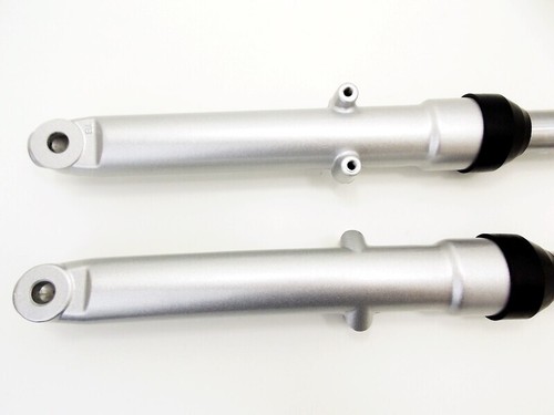 HONDA XR75 K4-K5 JBS 670mm SILVER FRONT FORK LEG SET LH RH SUSPENSION SHOCKS - Picture 2 of 4