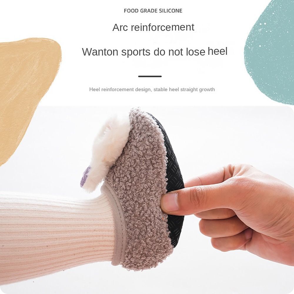 SAOLA Calzini invernali caldi antiscivolo suola morbida calze ispessite ragazze ragazzi