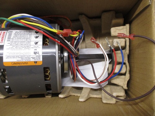NEW Emerson 1863 Direct Drive Blower level 3 1/4 Hp 115 Volt 1075 Rpm 3 Speed - Picture 3 of 4