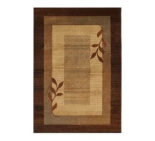 Home Dynamix Royalty Clover Modern Area Rug, Brown Multi, 19.6"x31.5"