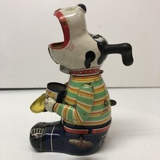 Vintage 1950  s Wind Up Candy Dog TPS Tested - Works