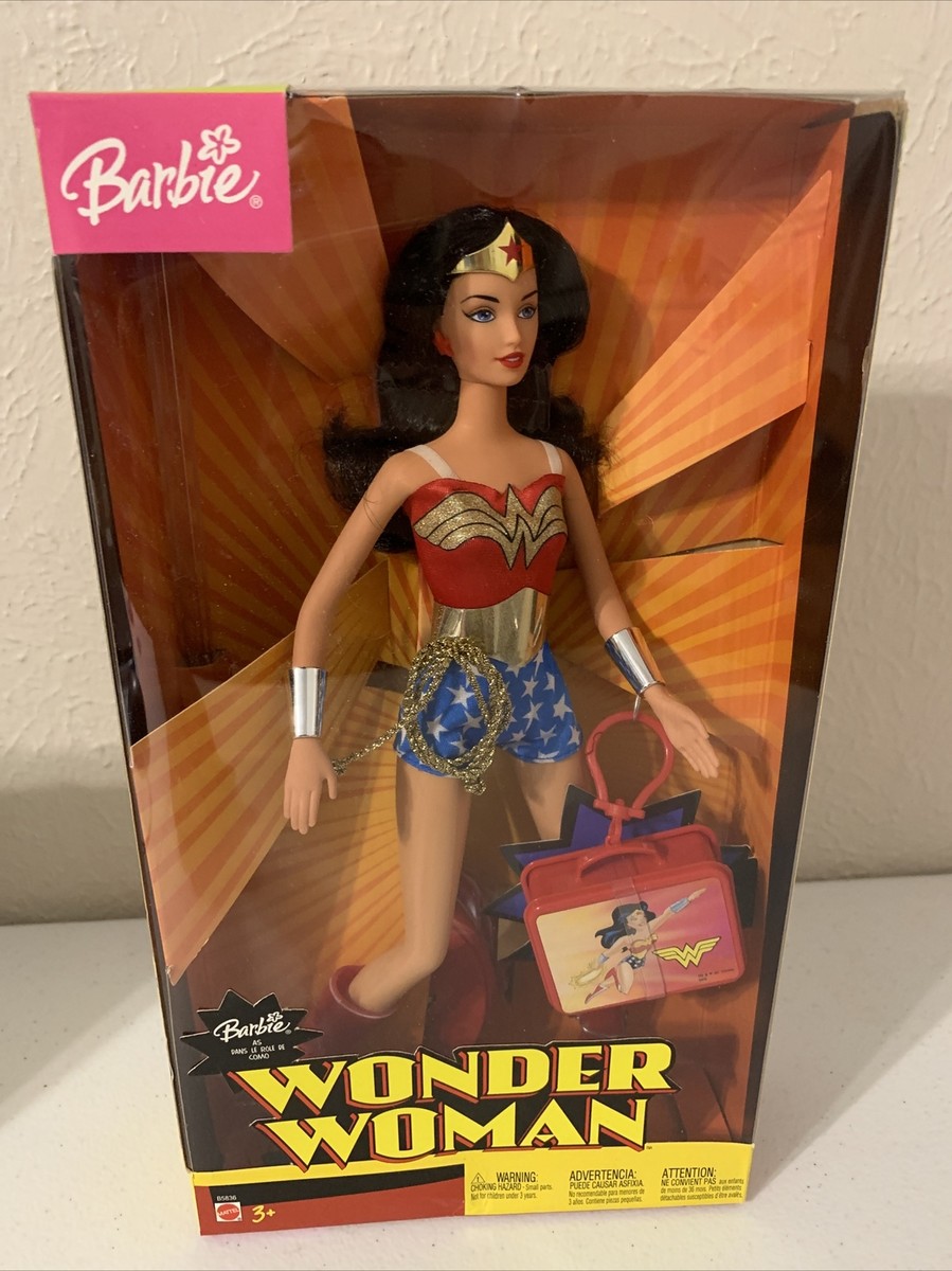 2003 Barbie as Wonder Woman Doll Dc Comics Mattel B5837 New In Box | eBay