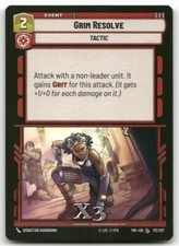 Grim Resolve #172 Star Wars Unlimited TOR NM X3
