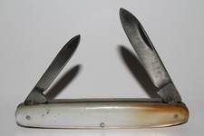 Vintage Pal Cutlery 2 Blade Pearl Handle Pocket Knife