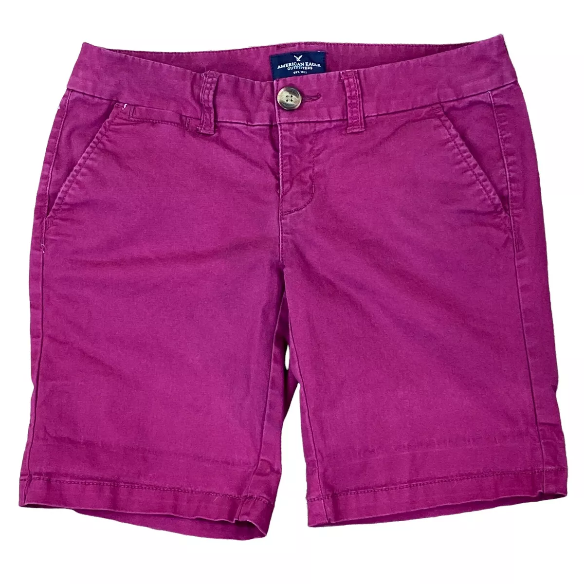 American eagle bermuda store stretch shorts