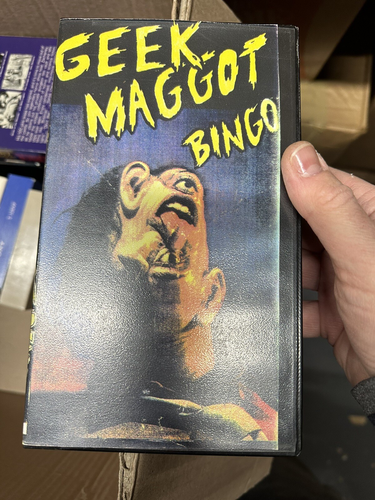 RARE Nick Zedd 1983 GEEK MAGGOT BINGO VHS original tape super rare