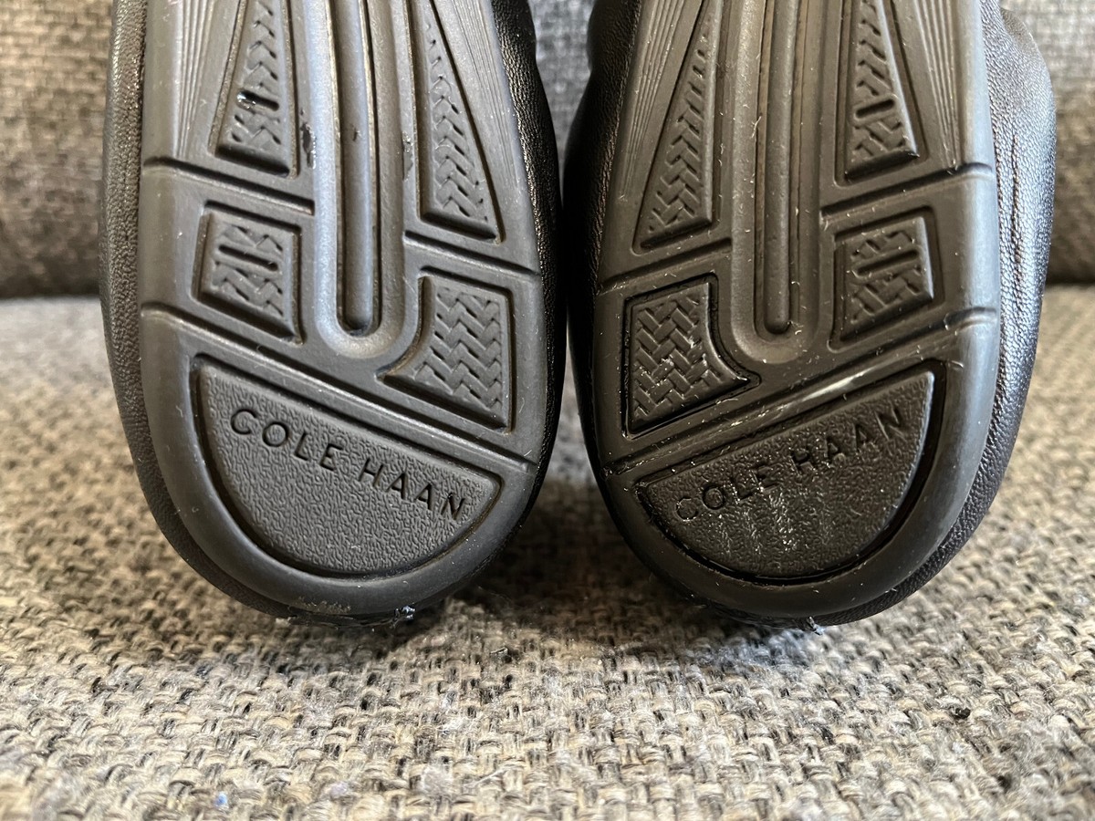 Cole Haan Grand OS Shoes Black Leather Ballet Flats