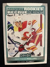 21-22 UD Series 2 Hockey O-Pee-Chee Marquee Rookies 633 Matthew Phillips