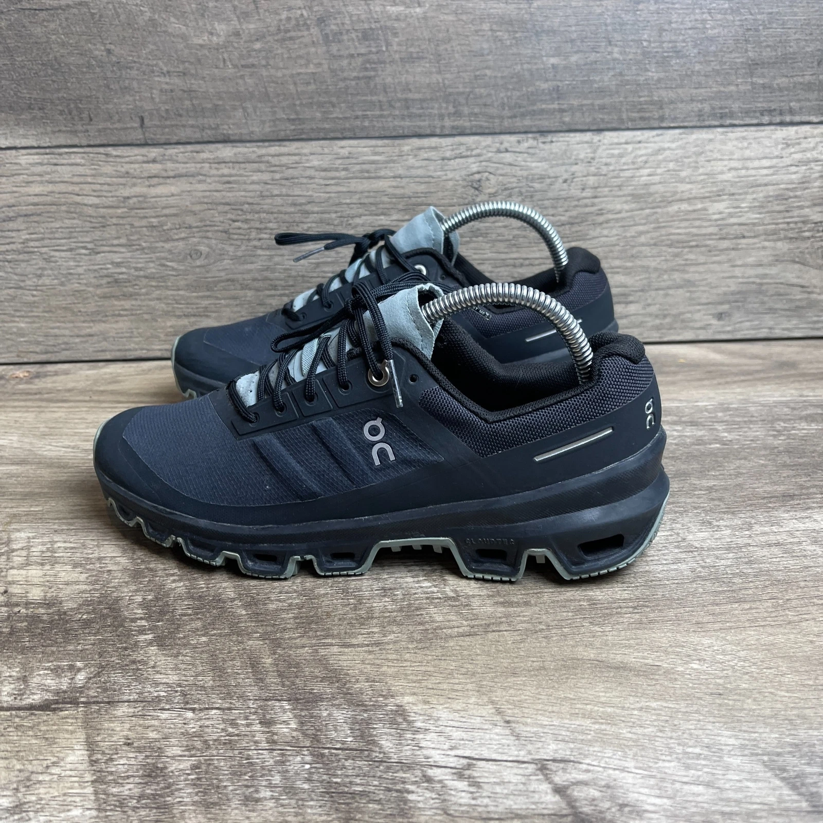 On Cloudventure 32.99257 Womens US 9 Trail Running Shoes Black Athletic Sneakers