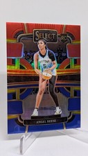 2024 Panini Select WNBA Angel Reese Red and Blue Prizms – /399 #5 Rookie