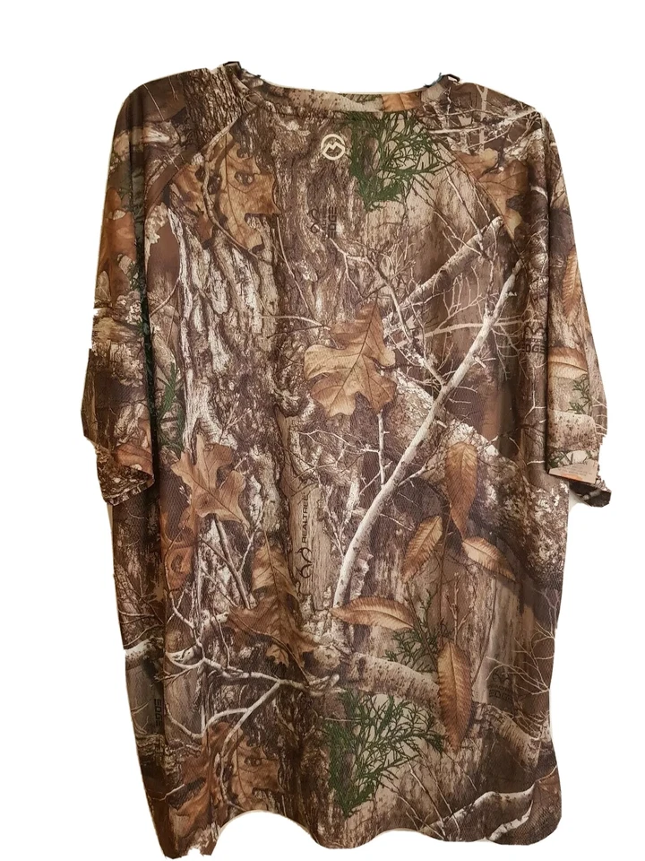 Magellan Outdoors Eagle Pass SS Realtree Edge Turkey Hunting Mesh Shirt Size XL - Image 2 of 2