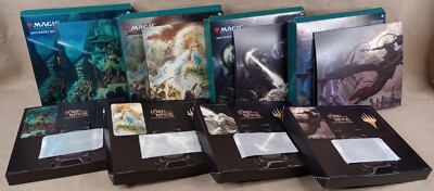 Set of Four MTG Lord of the Rings Scene Boxes PACKAGING & ART