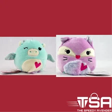 Squishmallows Flip-A-Mallows Palasha the Dragon + Fay the Fox Valentine's Day