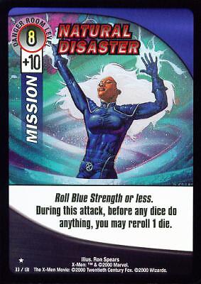 Natural Disaster - Base Set 1st Edition - X-Men TCG
