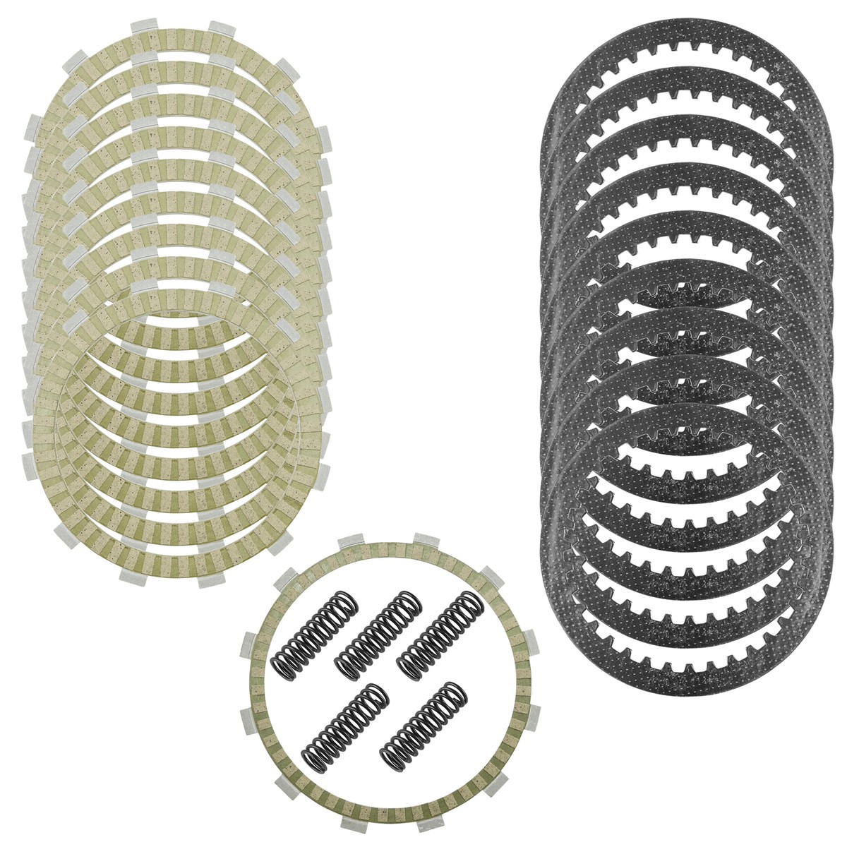 ナカジ　1610 1613 20cm 厚み10cm おまとめ Clutch Friction Plates kit for Kawasaki Vulcan 1700 Voyager VN1700