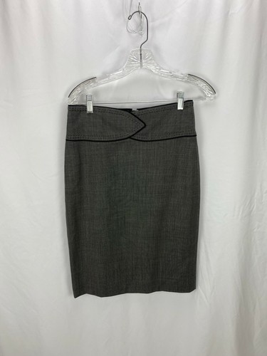 Classiques Entier Women's Gray Wool Skirt 6